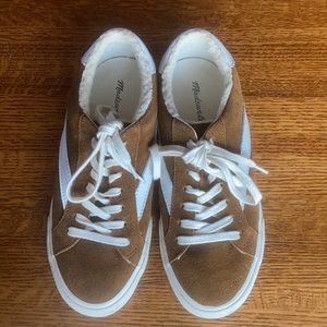 Madewell Sidewalk Low Top Shearling Sneakers